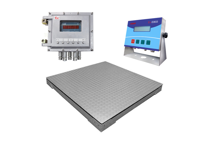 芙蓉区3吨防爆小型电子地板秤,ex-scs3t防爆磅称供应